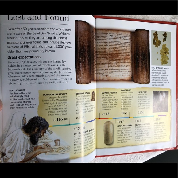 Ancient Mysteries The Dead Sea Scrolls Hardcover Book and DVD Set - Picture 6 of 8